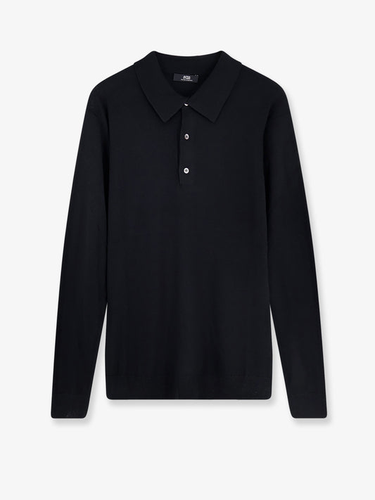 Silk and cashmere polo shirt