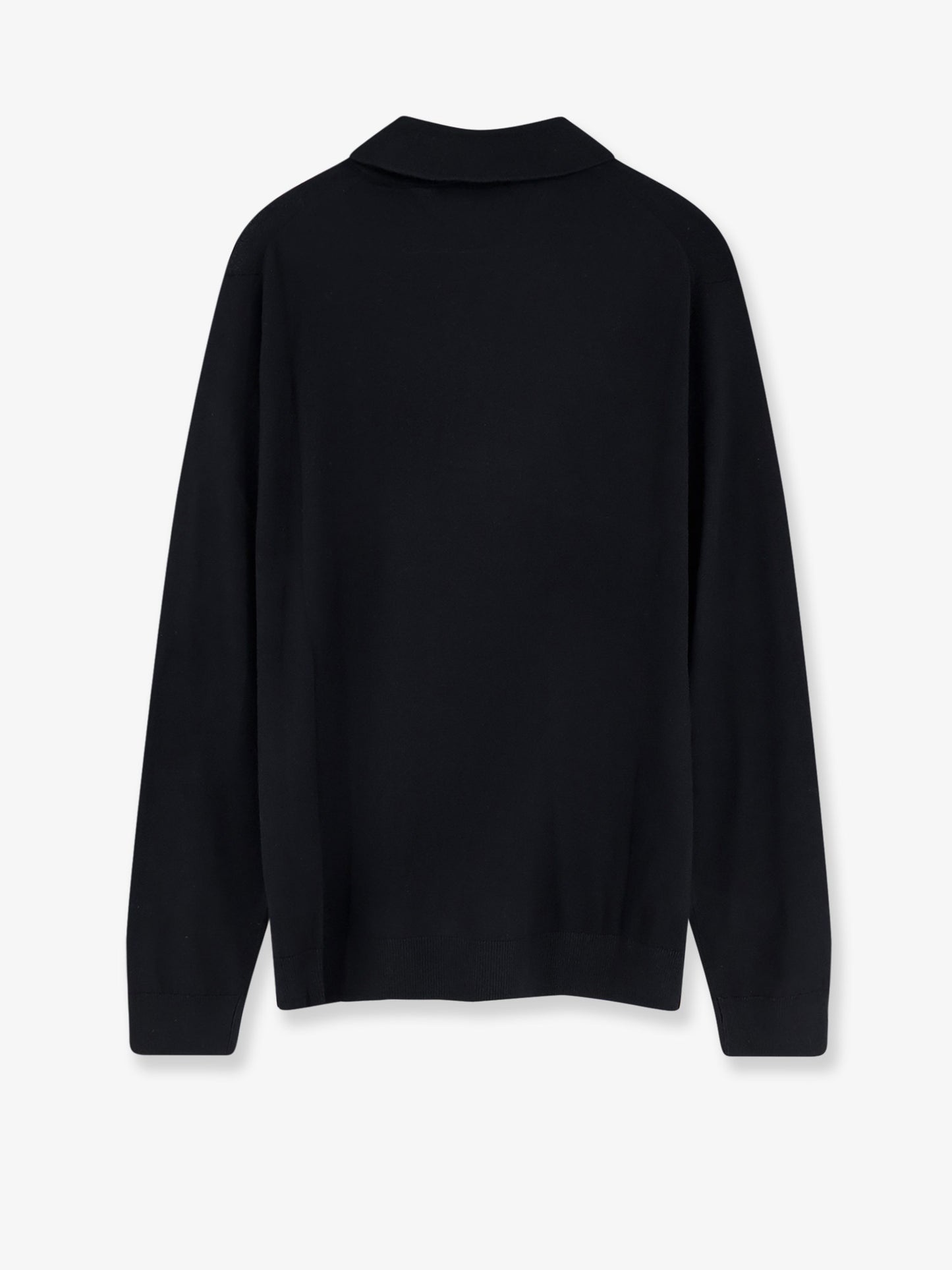 Maglia polo in seta e cashmere