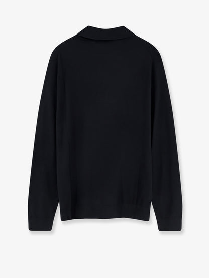 Maglia polo in seta e cashmere thumbnail