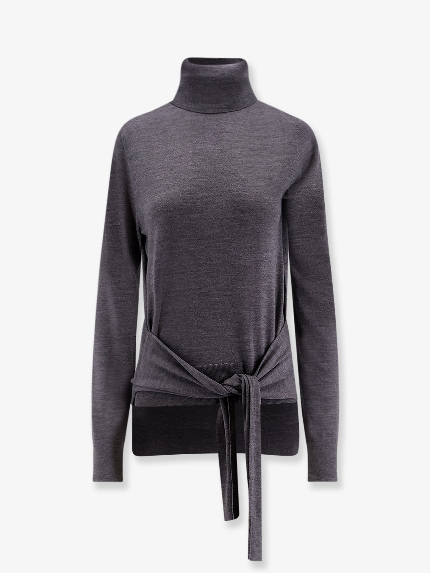 Wool and silk turtleneck