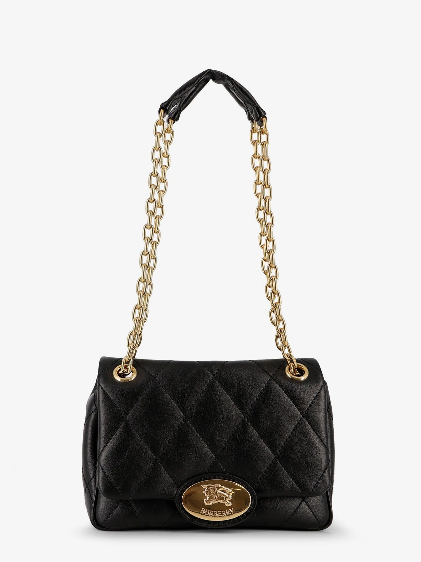 Strand quilted leather crossbody bag