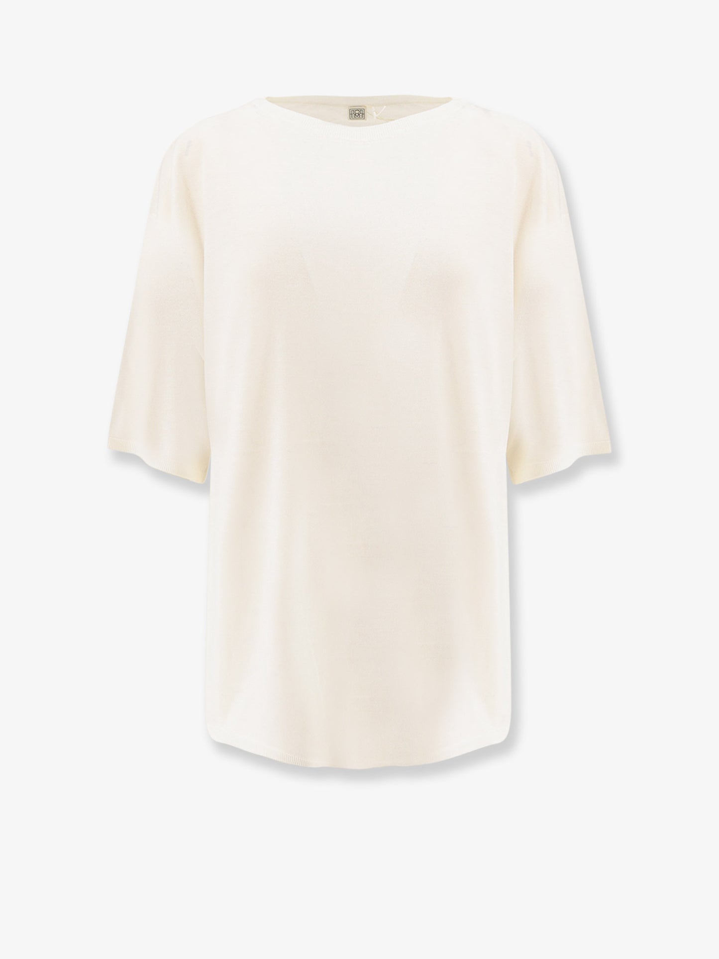 Longline wool blend sweater