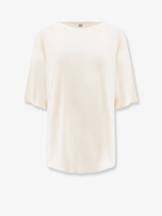 Longline wool blend sweater