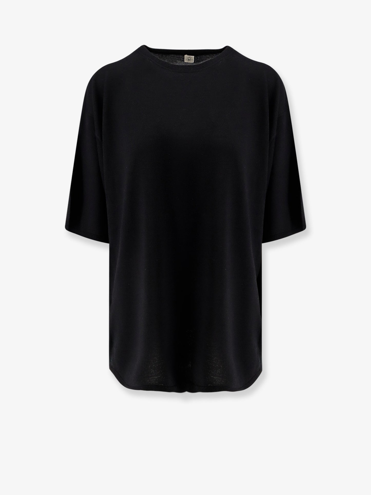 Longline wool blend sweater