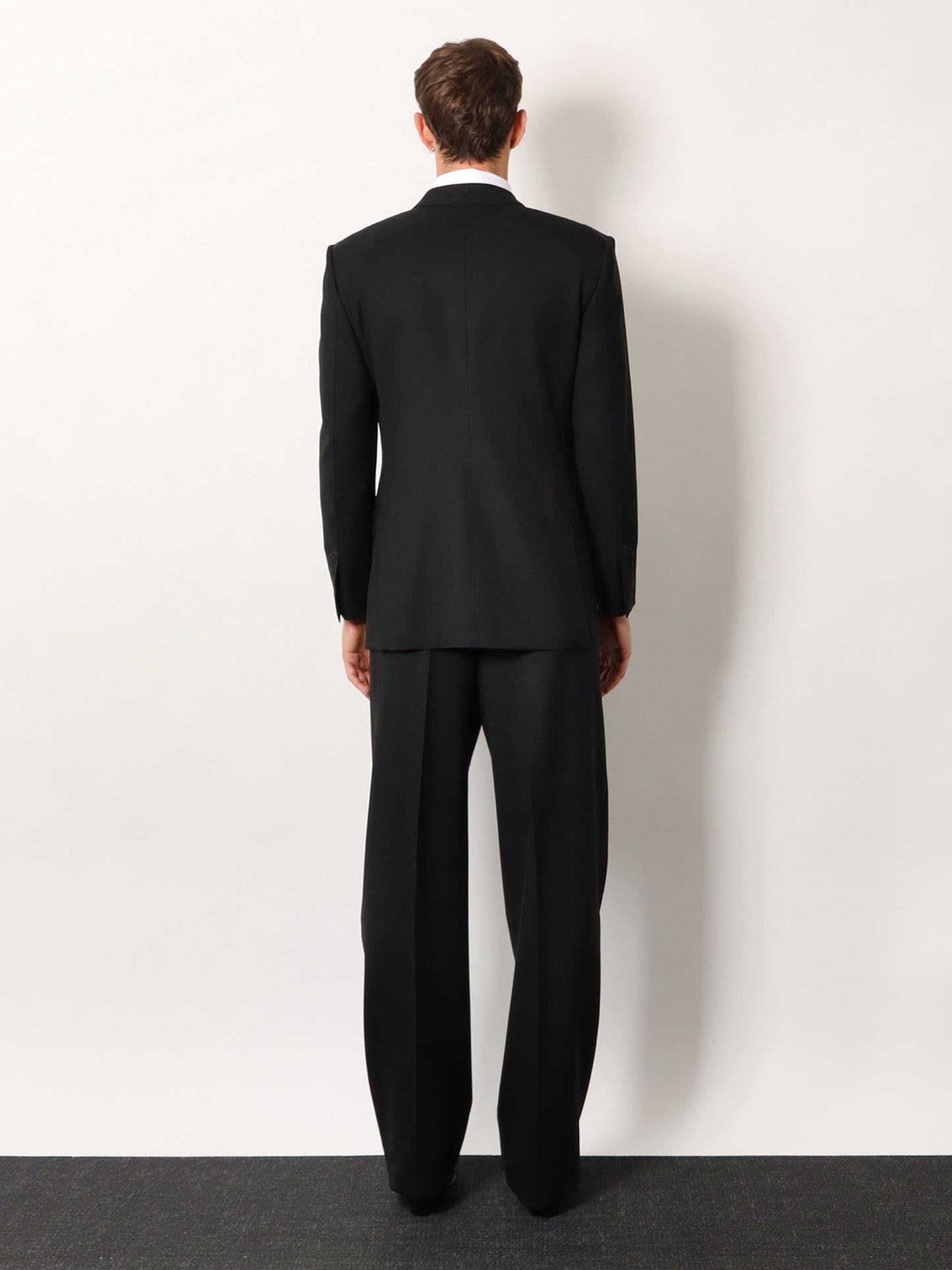 Double-breasted wool blazer