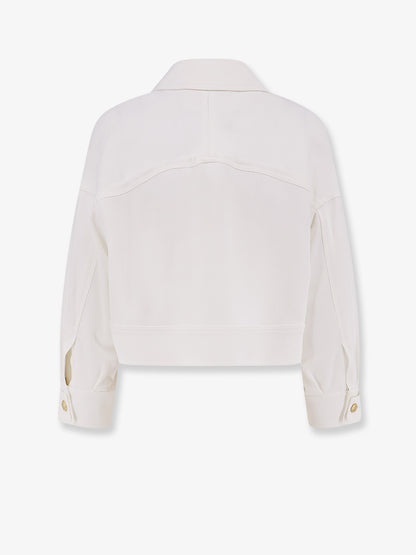 Cropped viscose jacket thumbnail