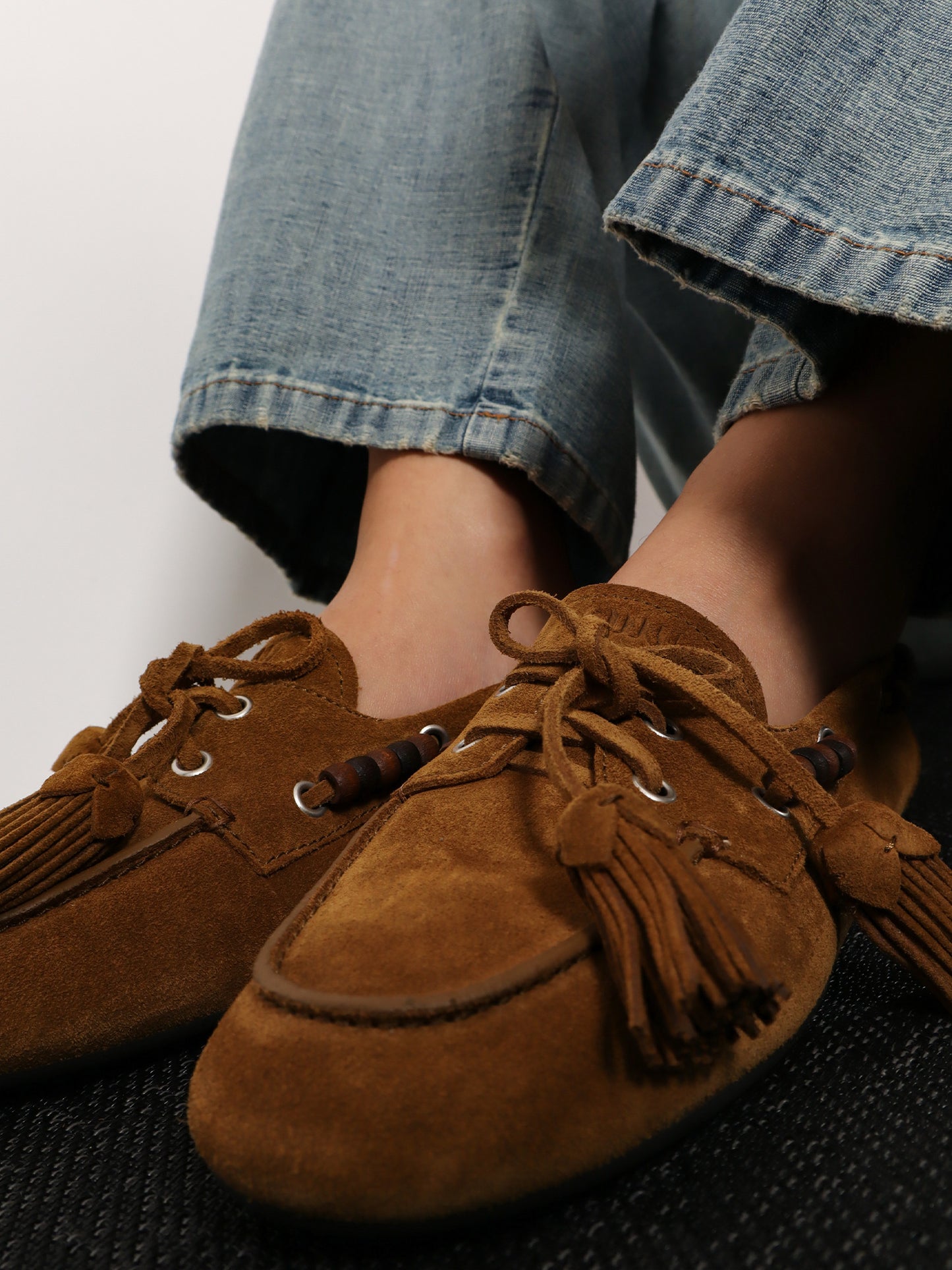 Leather loafers