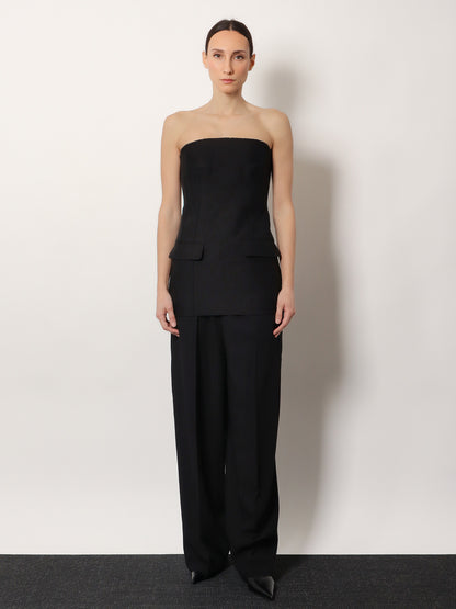 Viscose and wool trousers thumbnail