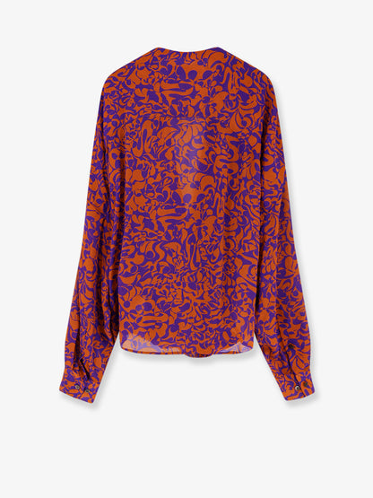 Camiel cotton shirt with multicolor print thumbnail
