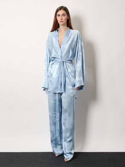 Pajamas printed silk trousers thumbnail