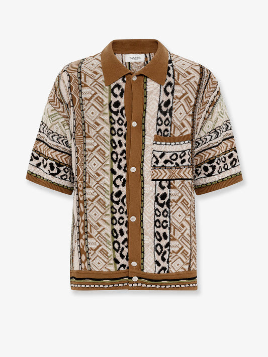 Multicolor knitted shirt