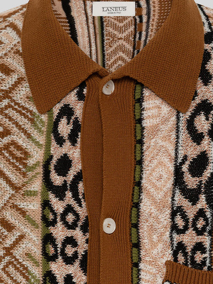 Multicolor knitted shirt thumbnail