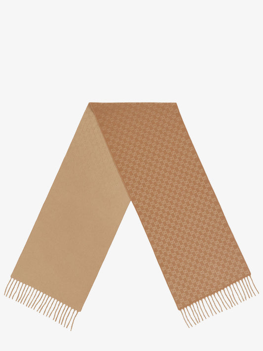 GG wool and cashmere scarf