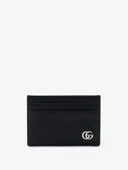 GG Marmont leather card holder with money clip thumbnail