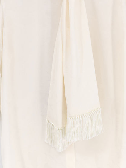 Silk shirt with tie band detail thumbnail