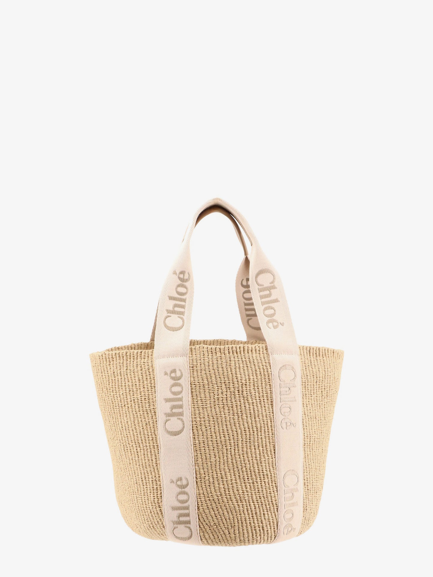 Woody raffia shoulder bag