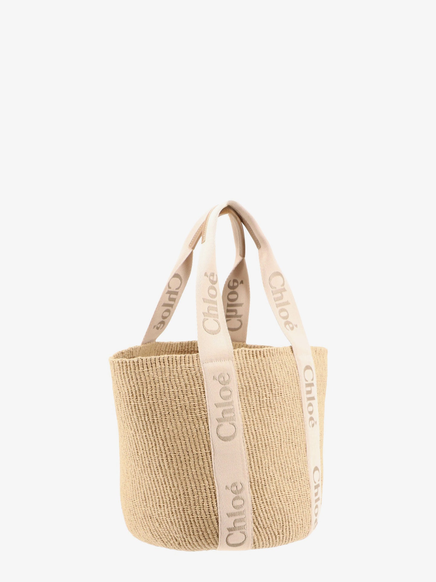 Woody raffia shoulder bag