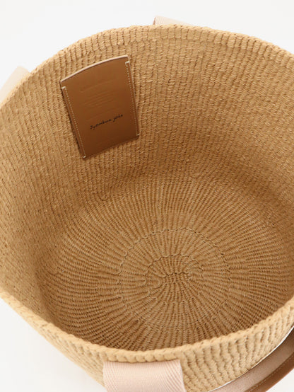 Woody raffia shoulder bag thumbnail