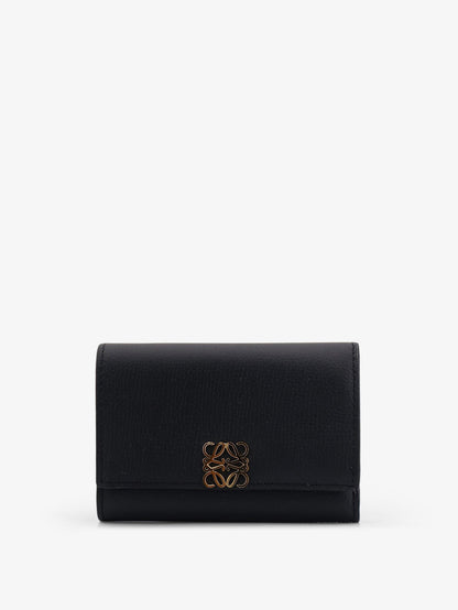 Anagram leather wallet with front logo thumbnail