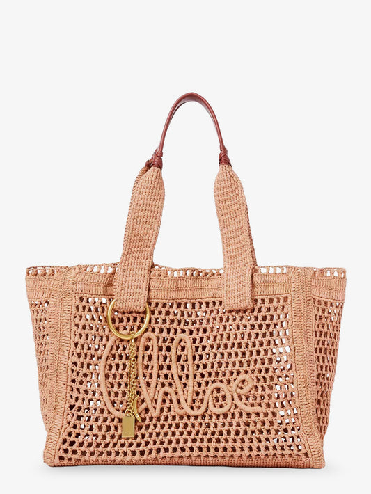 East-West Summer Banana Raffia Shoulder Bag