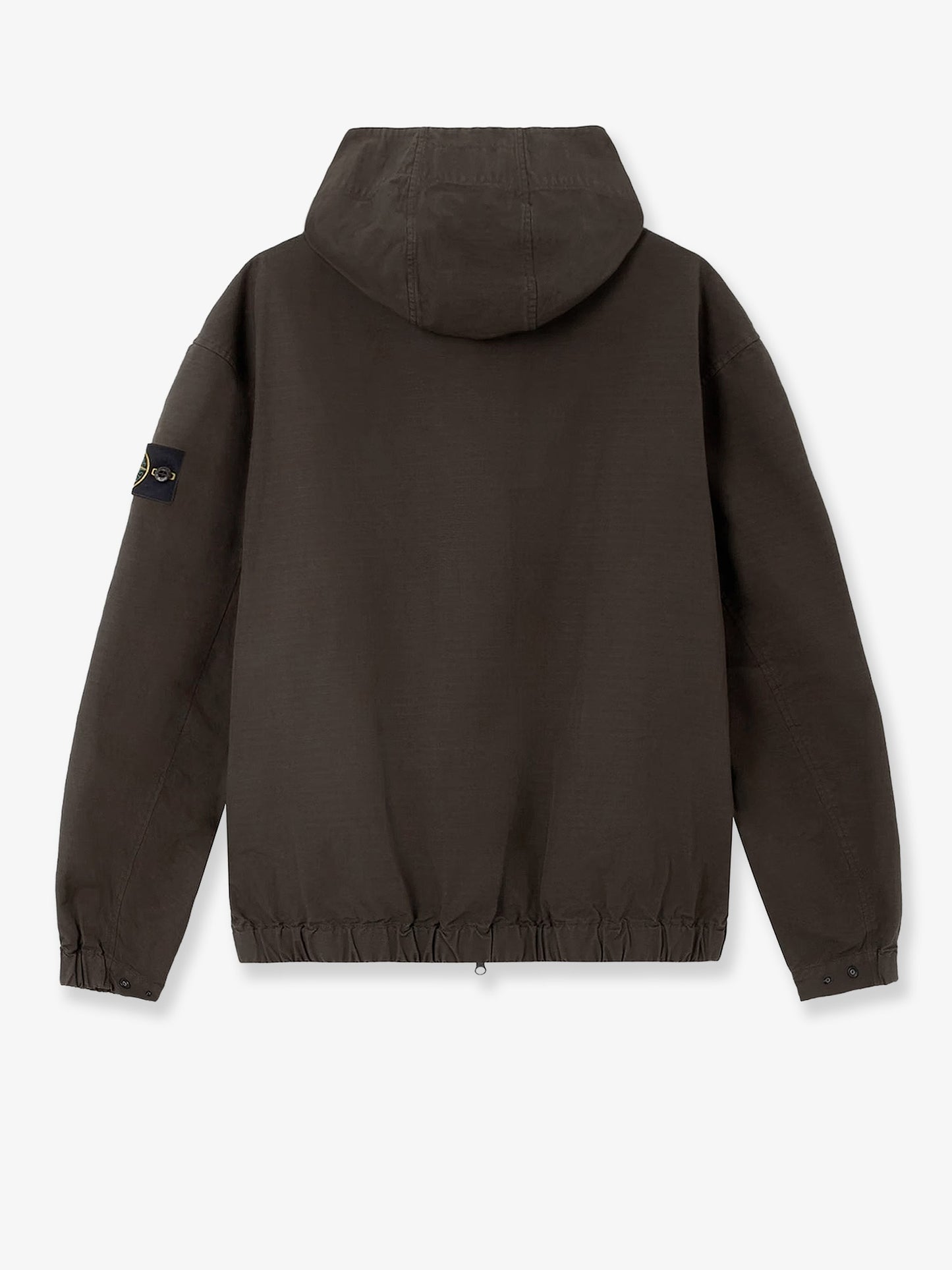 Hooded organic cotton jacket