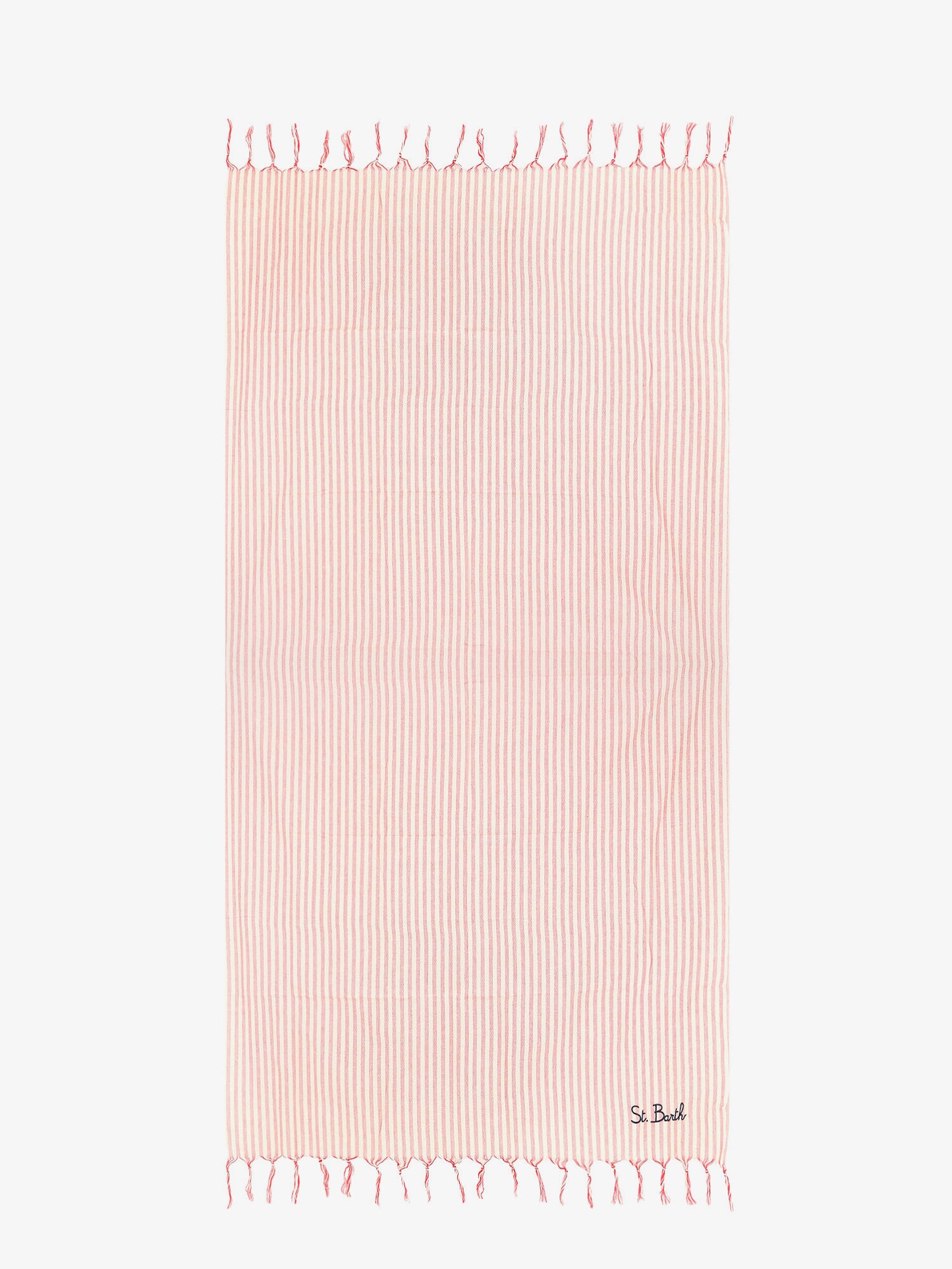 Striped cotton beach towel