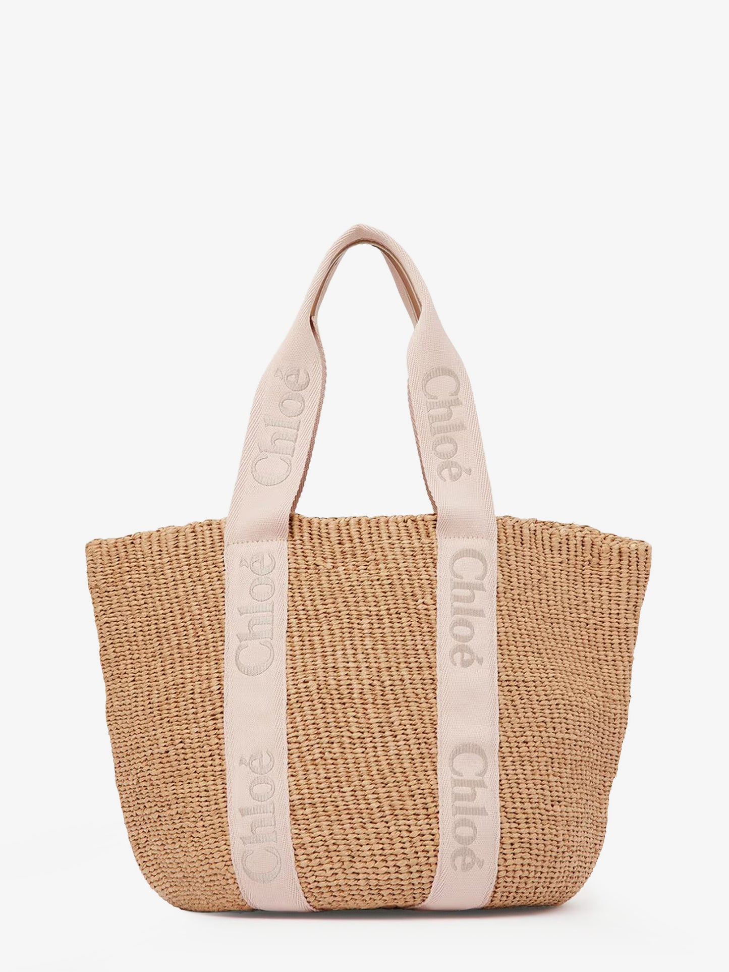 Woody raffia shoulder bag