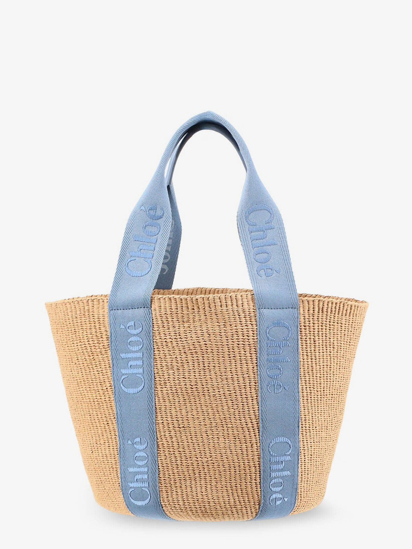 Borsa a spalla Woody in rafia