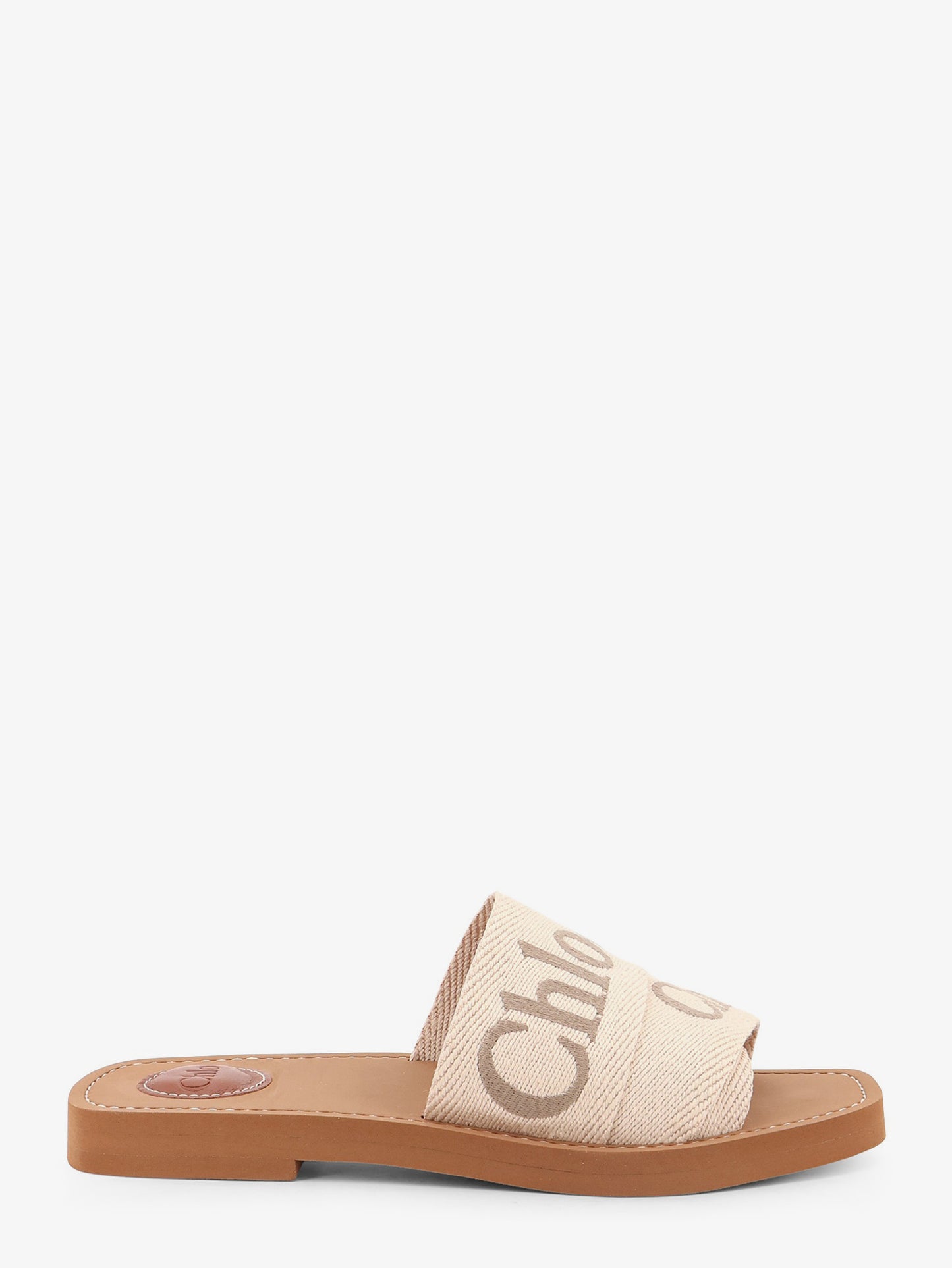 Woody linen sandals