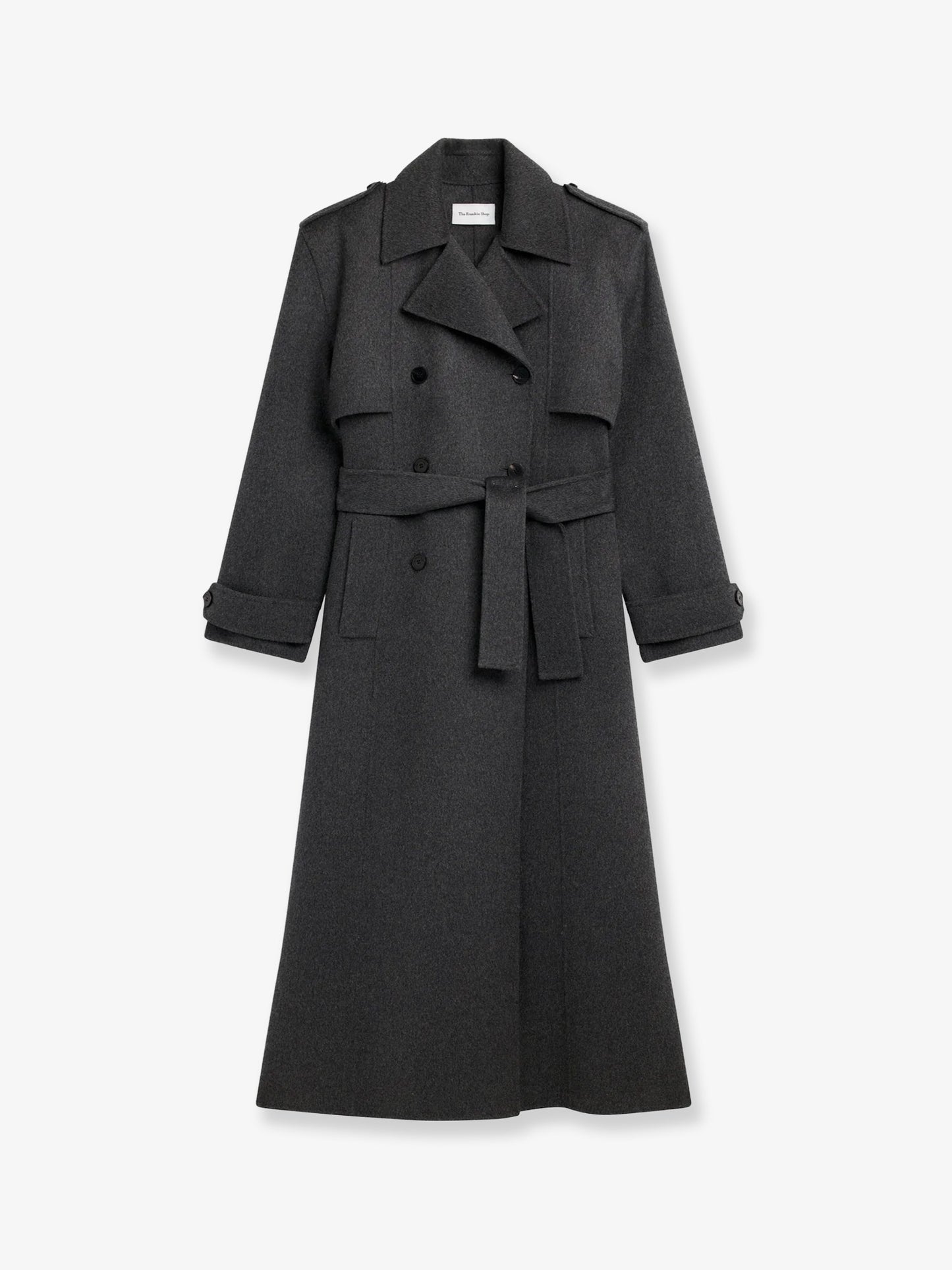Nikola wool and cashmere blend coat