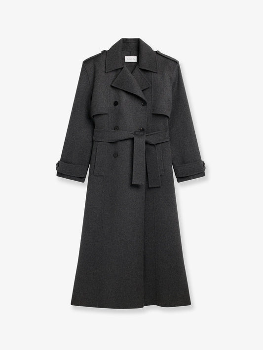 Nikola wool and cashmere blend coat