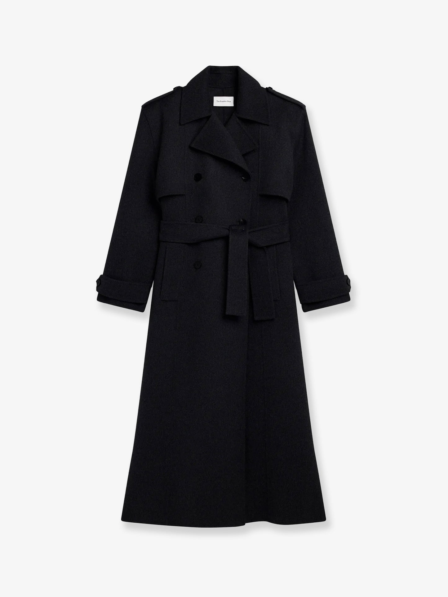 Nikola wool and cashmere blend coat