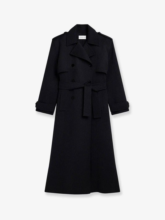 Nikola wool and cashmere blend coat