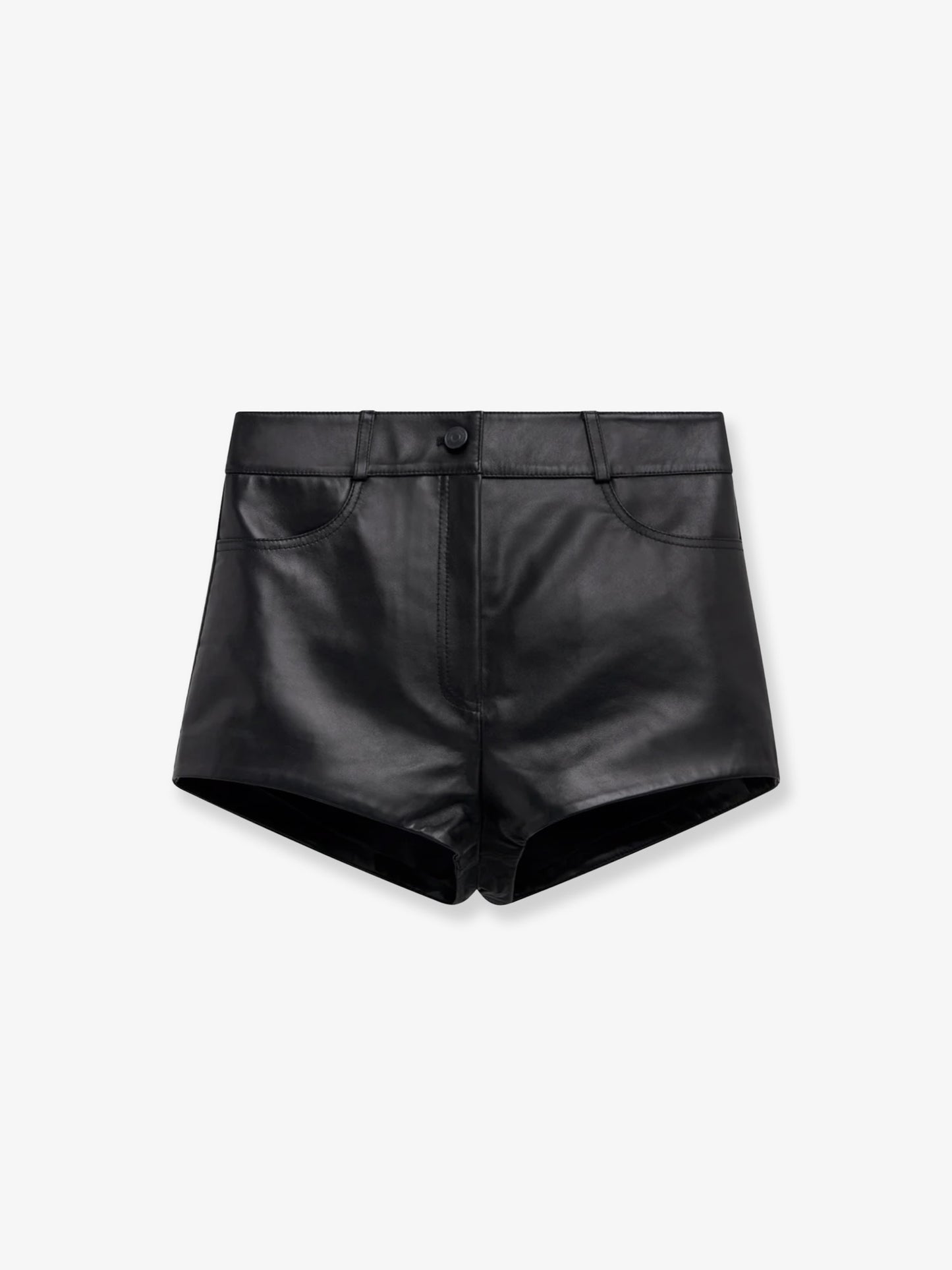 Loen leather shorts
