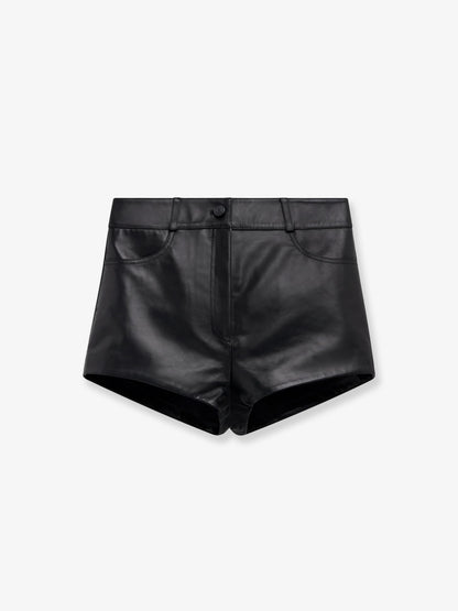 Loen leather shorts thumbnail