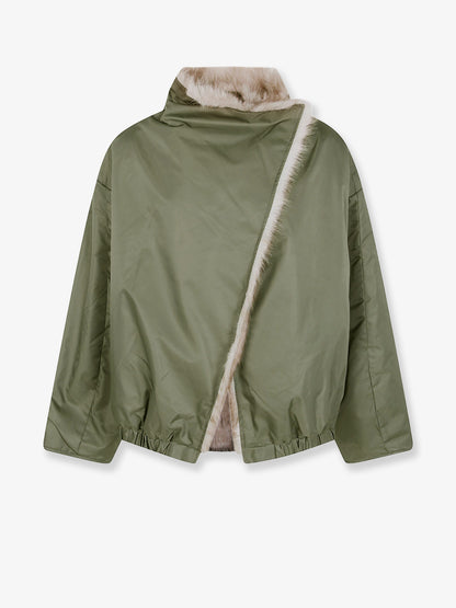 Vera reversible nylon and synthetic fur jacket thumbnail
