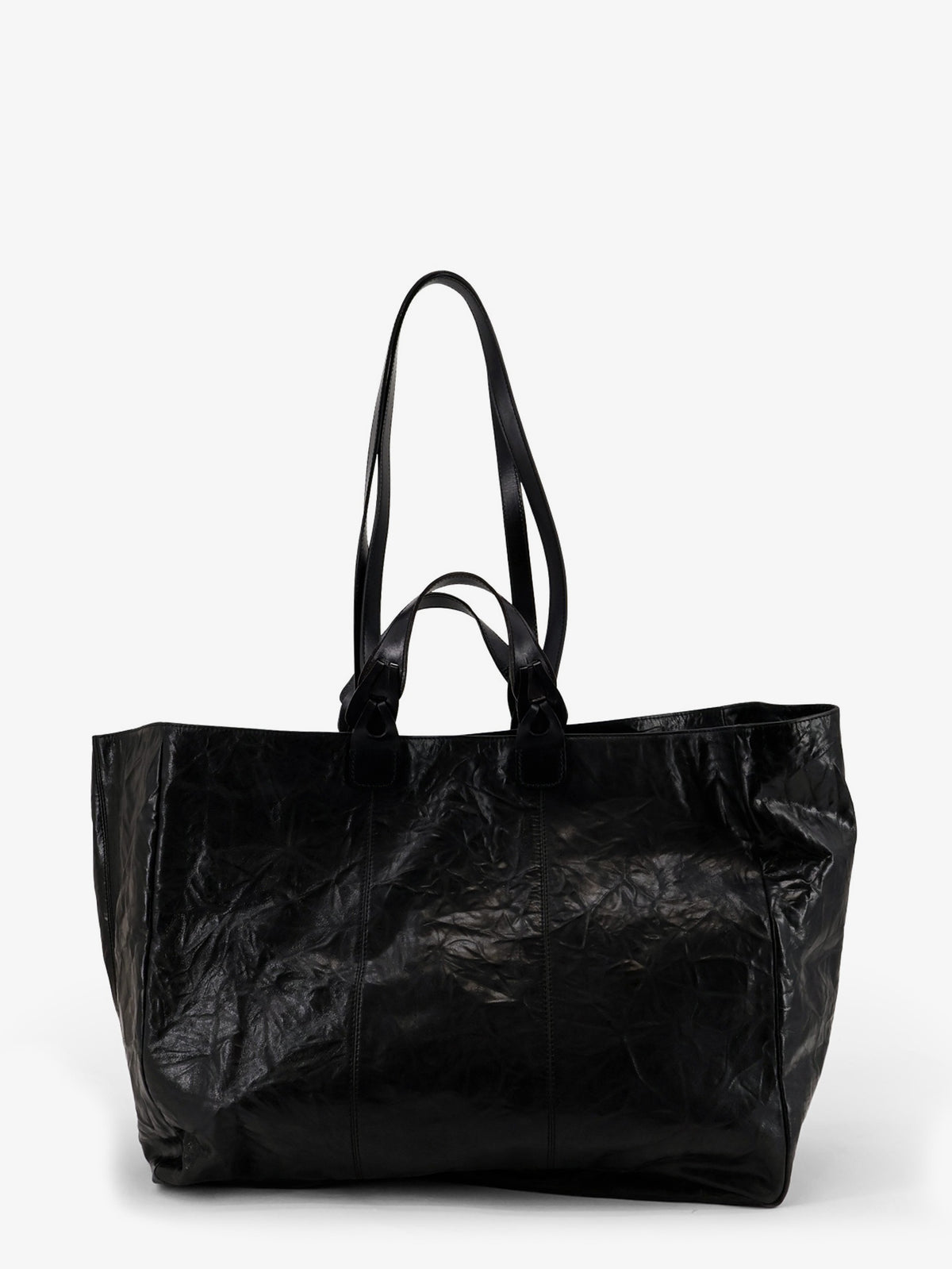 Wild vegetable leather shoulder bag