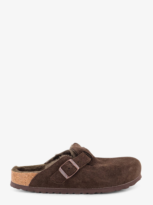 Boston VL/Shearling suede clog