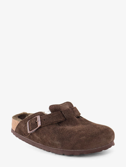 Boston VL/Shearling suede clog thumbnail