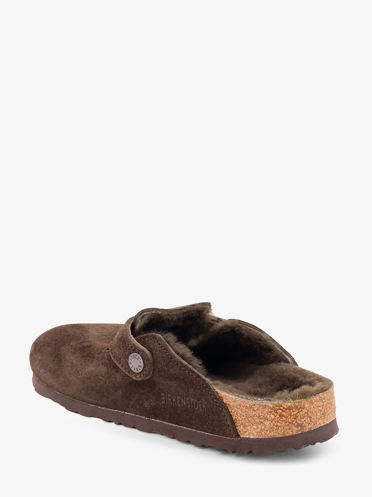 Boston VL/Shearling suede clog
