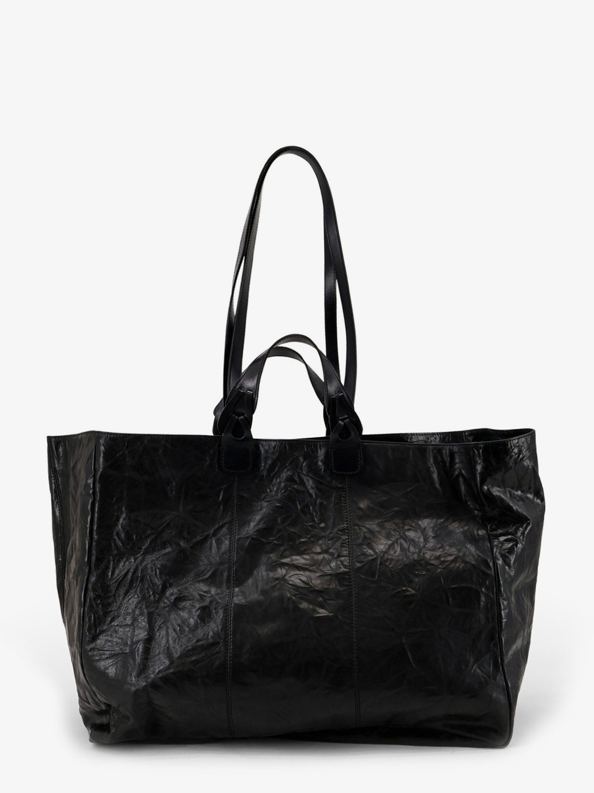 Wild vegetable leather shoulder bag