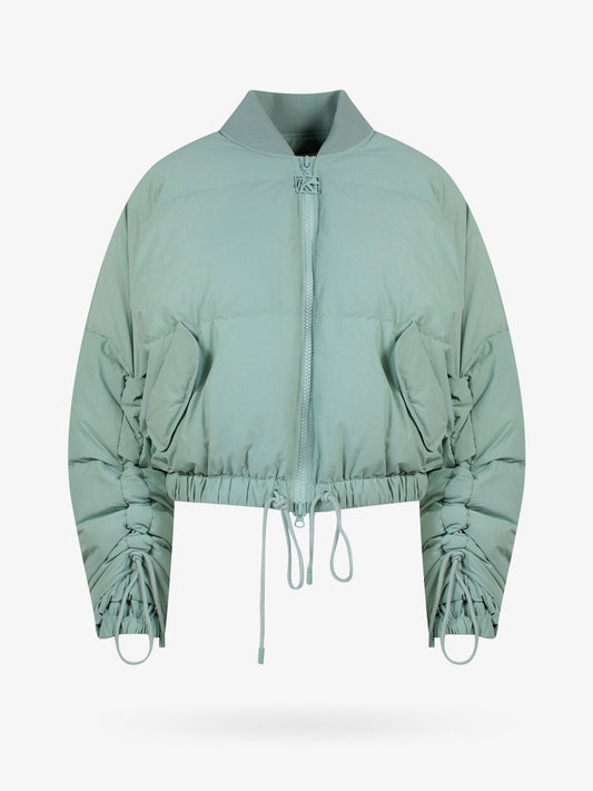 Padded and quilted cropped jacket