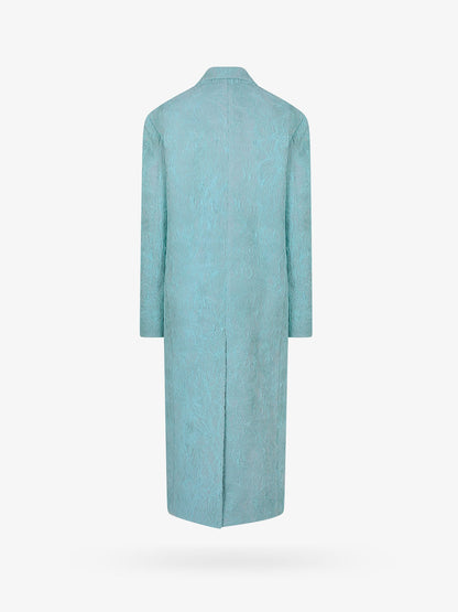 Jersey pleated fabric coat thumbnail