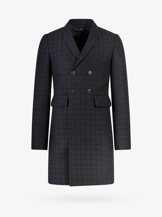Wool blend tweed coat