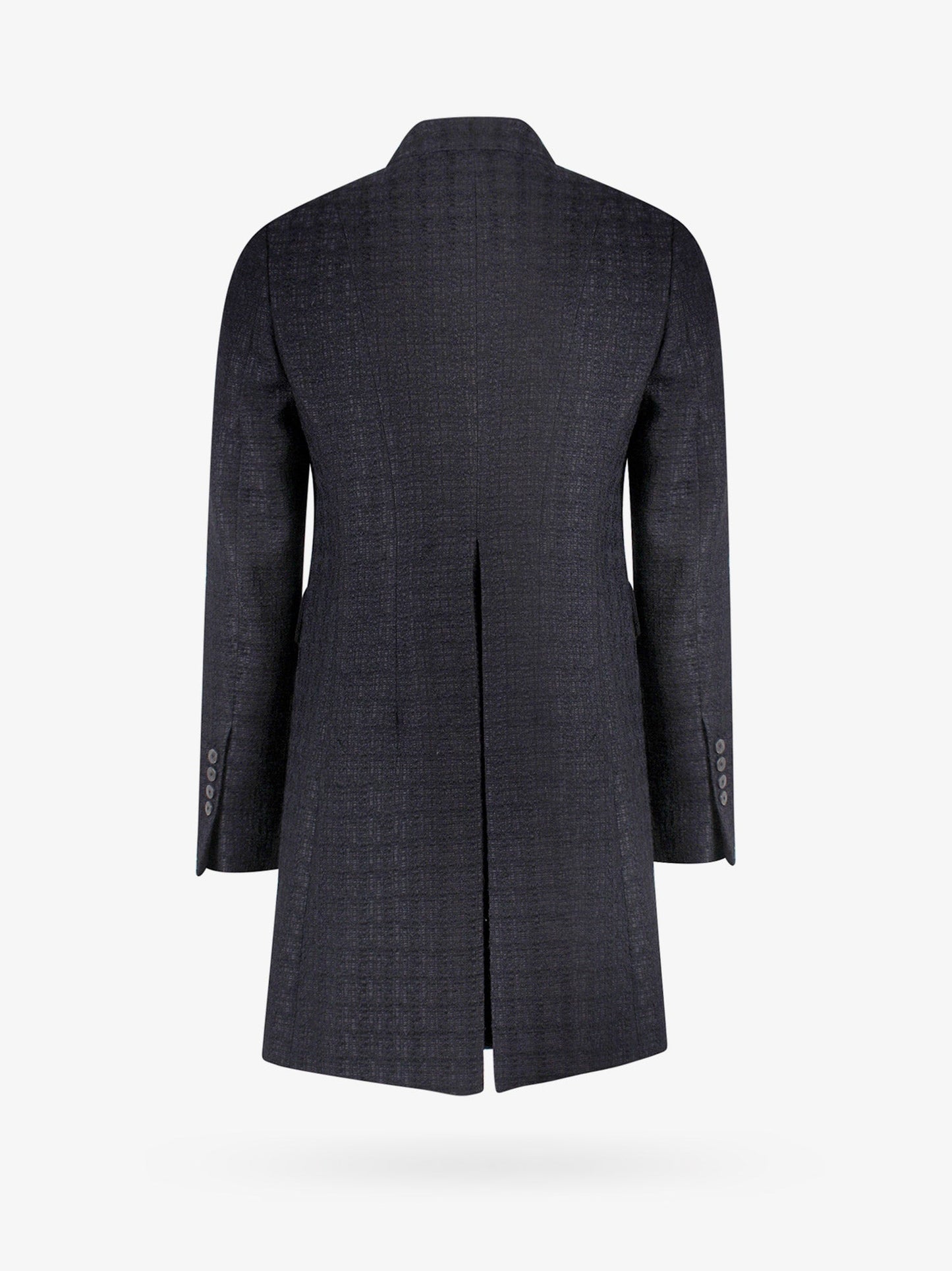 Wool blend tweed coat