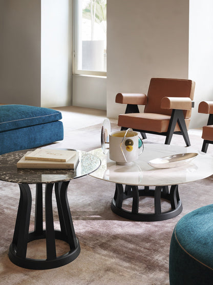 Colourdisc vase in brass with murano glass elements thumbnail