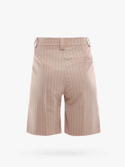 Wool blend bermuda shorts with striped motif thumbnail