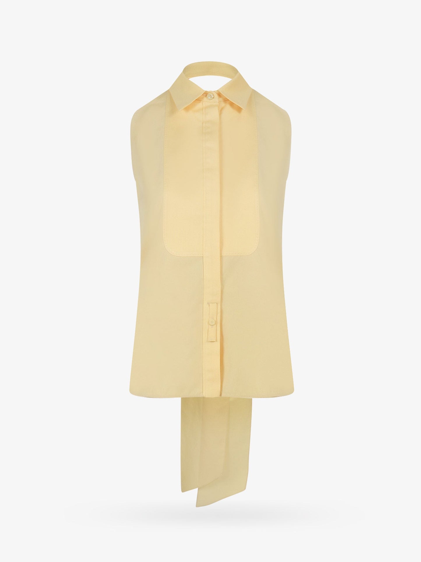 Top rupia in cotone con dettaglio fiocco