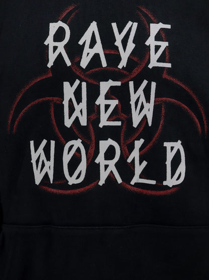 Cotton sweatshirt with frontal and back logo print thumbnail