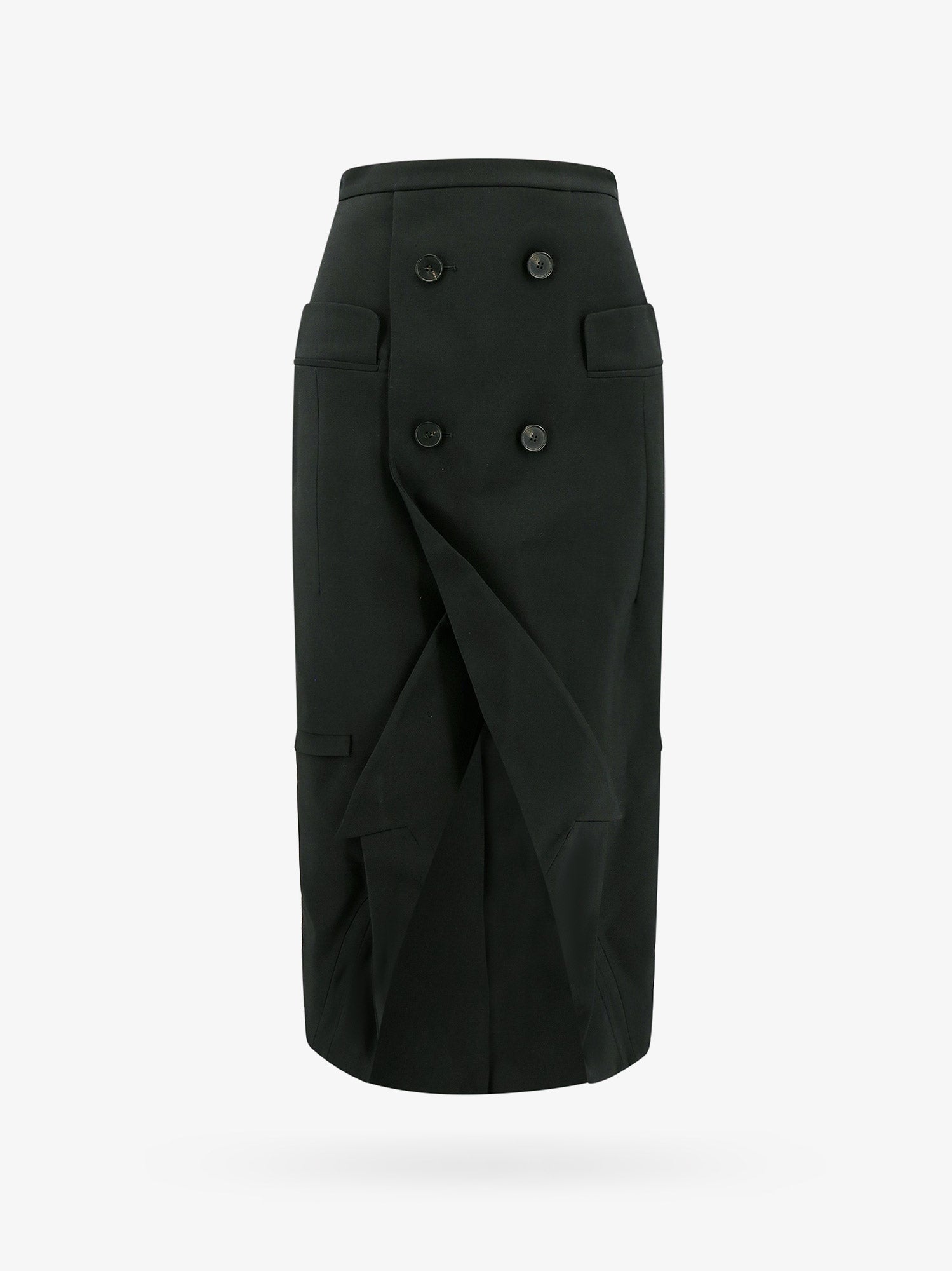 Certified wool upside down skirt